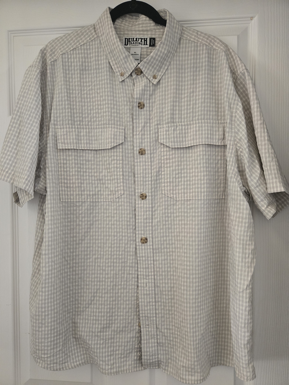 Duluth Trading Co Men's Short-Sleeve Button-Down Shirt